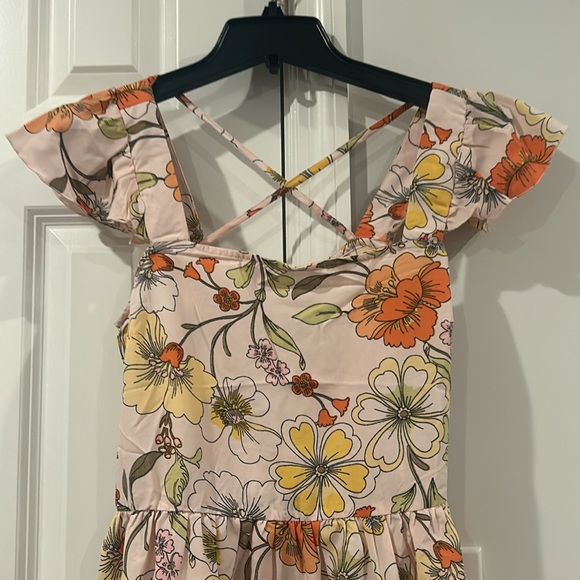 NWT Band of Gypsies Lottie & Holly Pink Floral Sundress - Picture 2 of 6